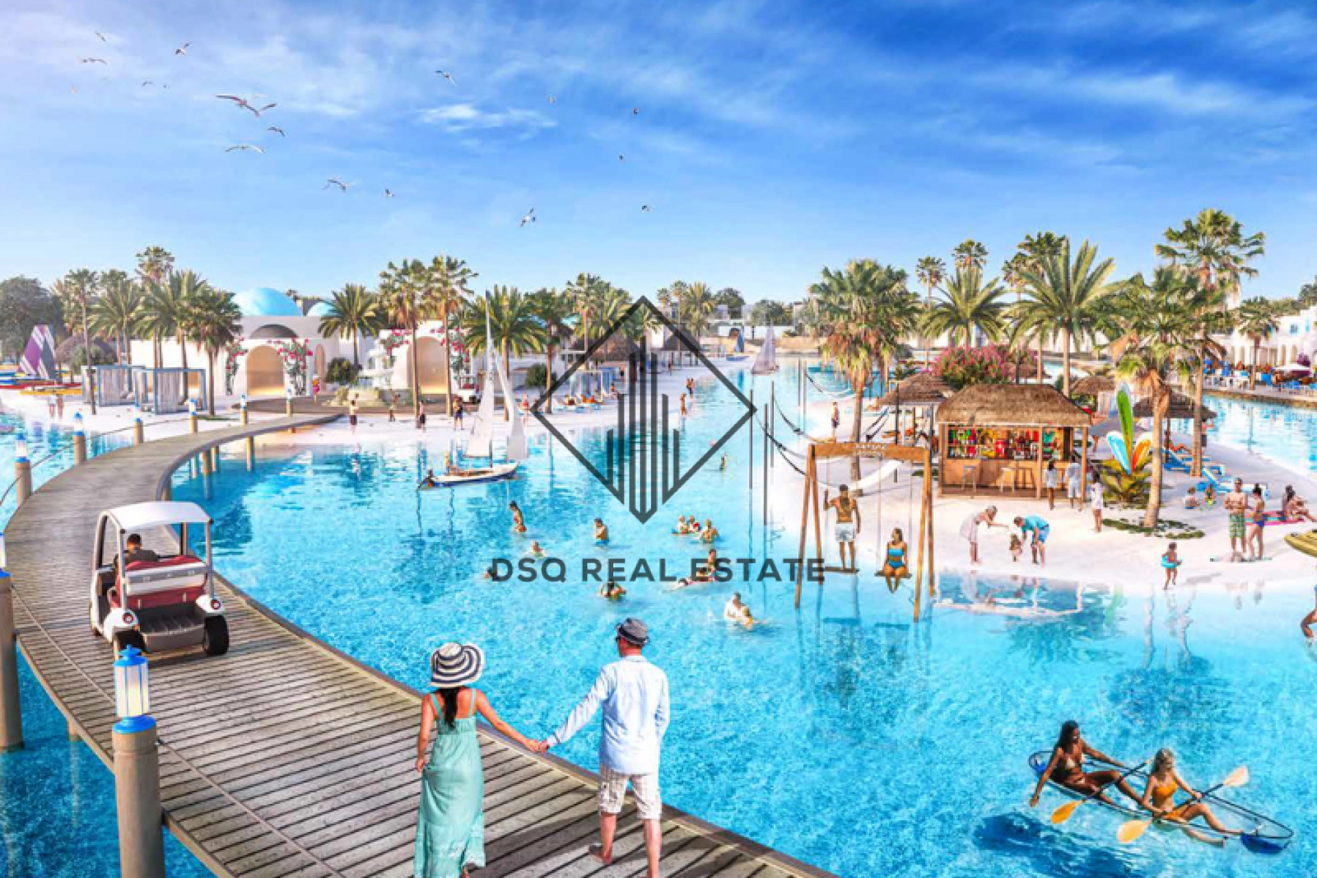 DAMAC LAGOONS 4BR I Santorini 1 I Middle B2B I Aed 3.5M