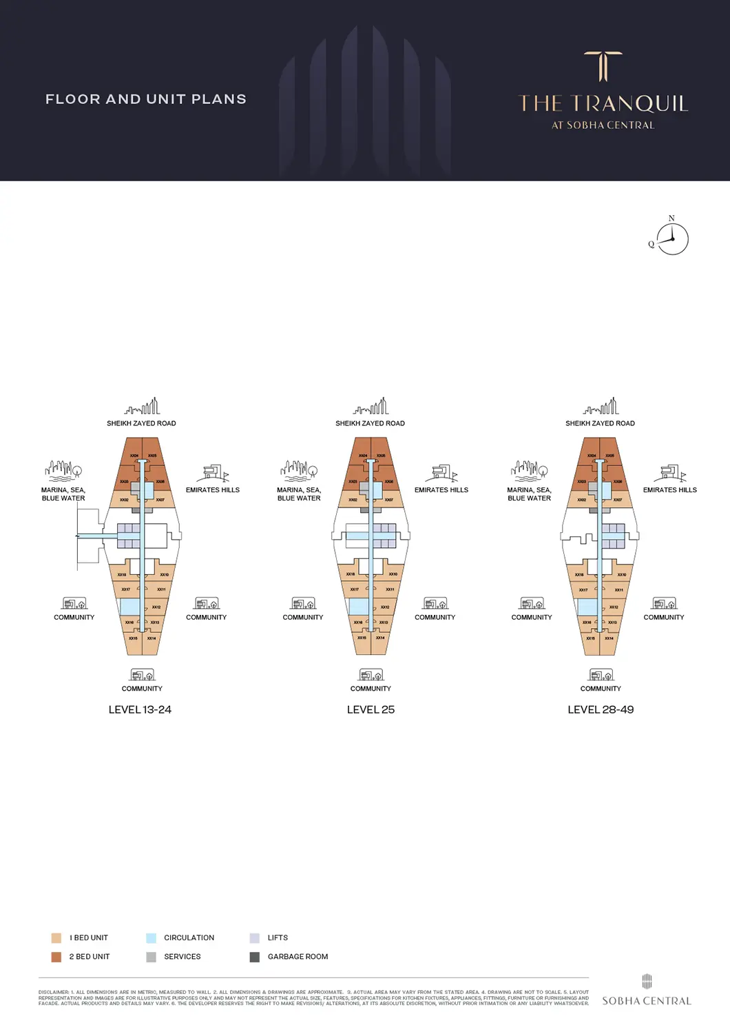 floor-24 The Tranquil Sobha Central Dubai by Sobha Realty