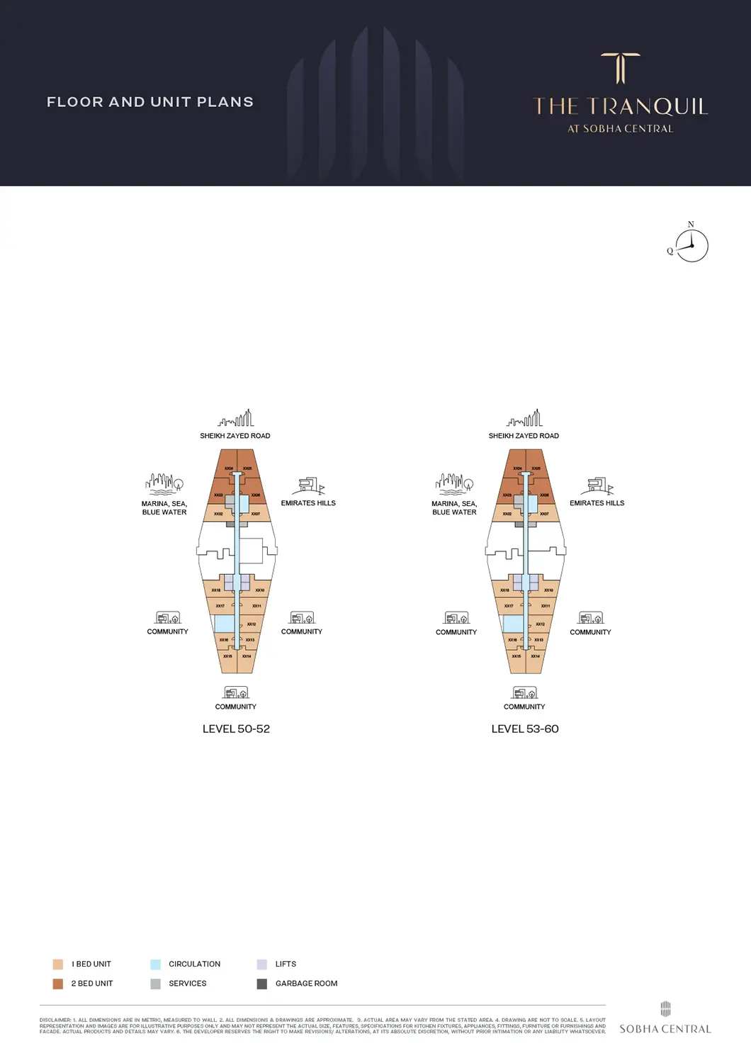 floor-25 The Tranquil Sobha Central Dubai by Sobha Realty