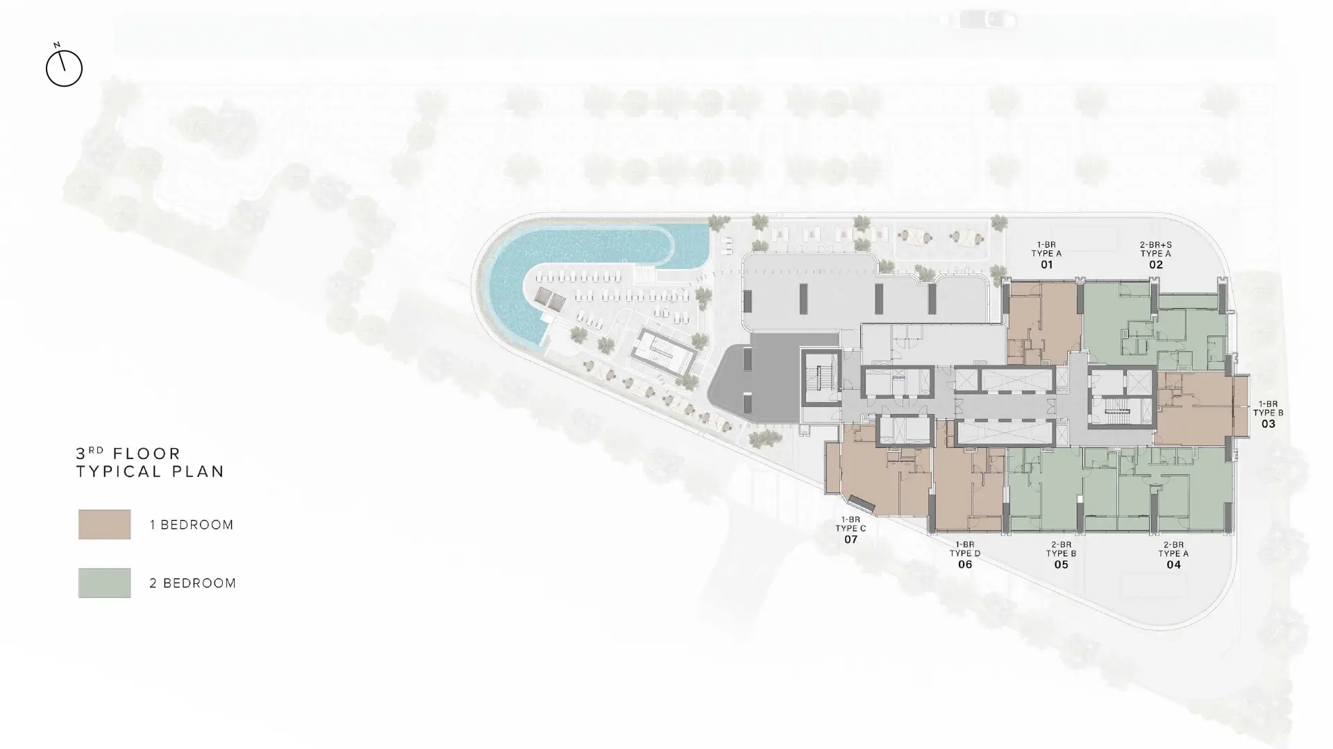 floor-plan-07 Ellington One River Point in Jumeirah Village Circle
