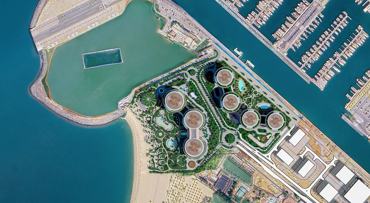 master-plan The Edition by H&H Properties in Dubai Harbour